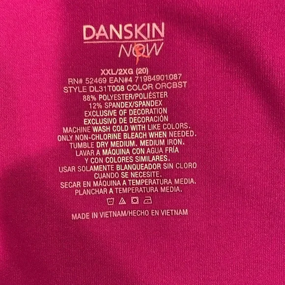 DANSKIN NOW. magenta Jacket! - Picture 4 of 7